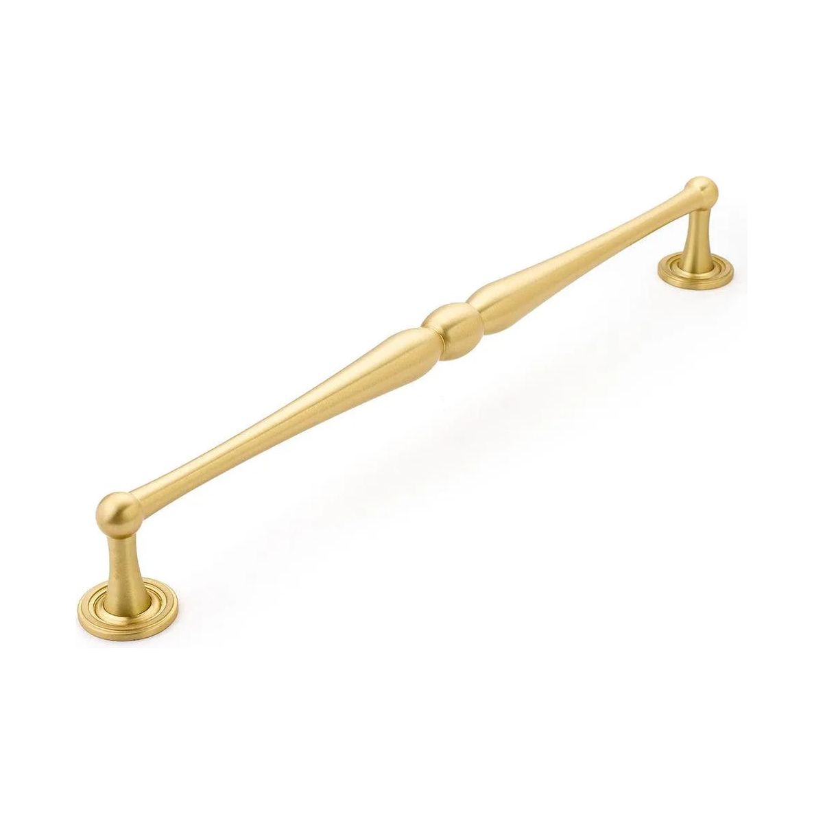 Schaub - Atherton Plain Footplates Appliance Pull - 581-SB | Montreal Lighting & Hardware