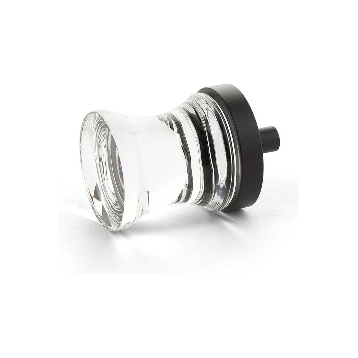 Schaub - City Lights Concave Glass Knob - 76-10B | Montreal Lighting & Hardware