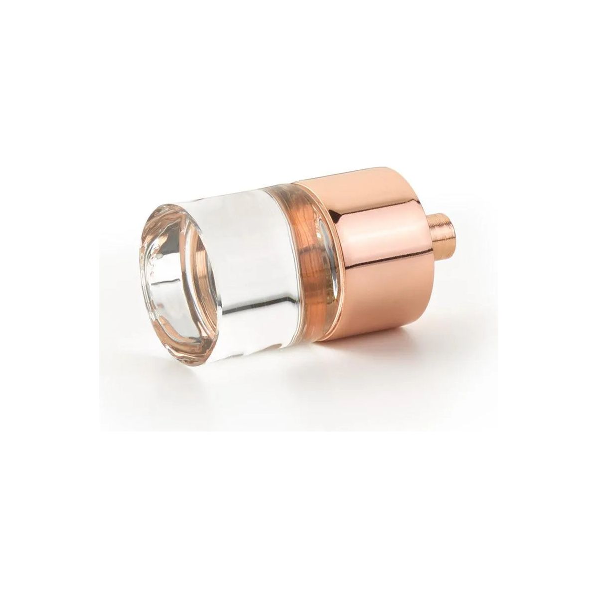 Schaub - City Lights Cylinder Glass Knob - 74-PRG | Montreal Lighting & Hardware