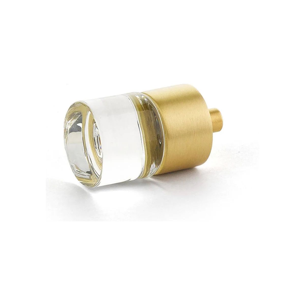 Schaub - City Lights Cylinder Glass Knob - 74-SB | Montreal Lighting & Hardware