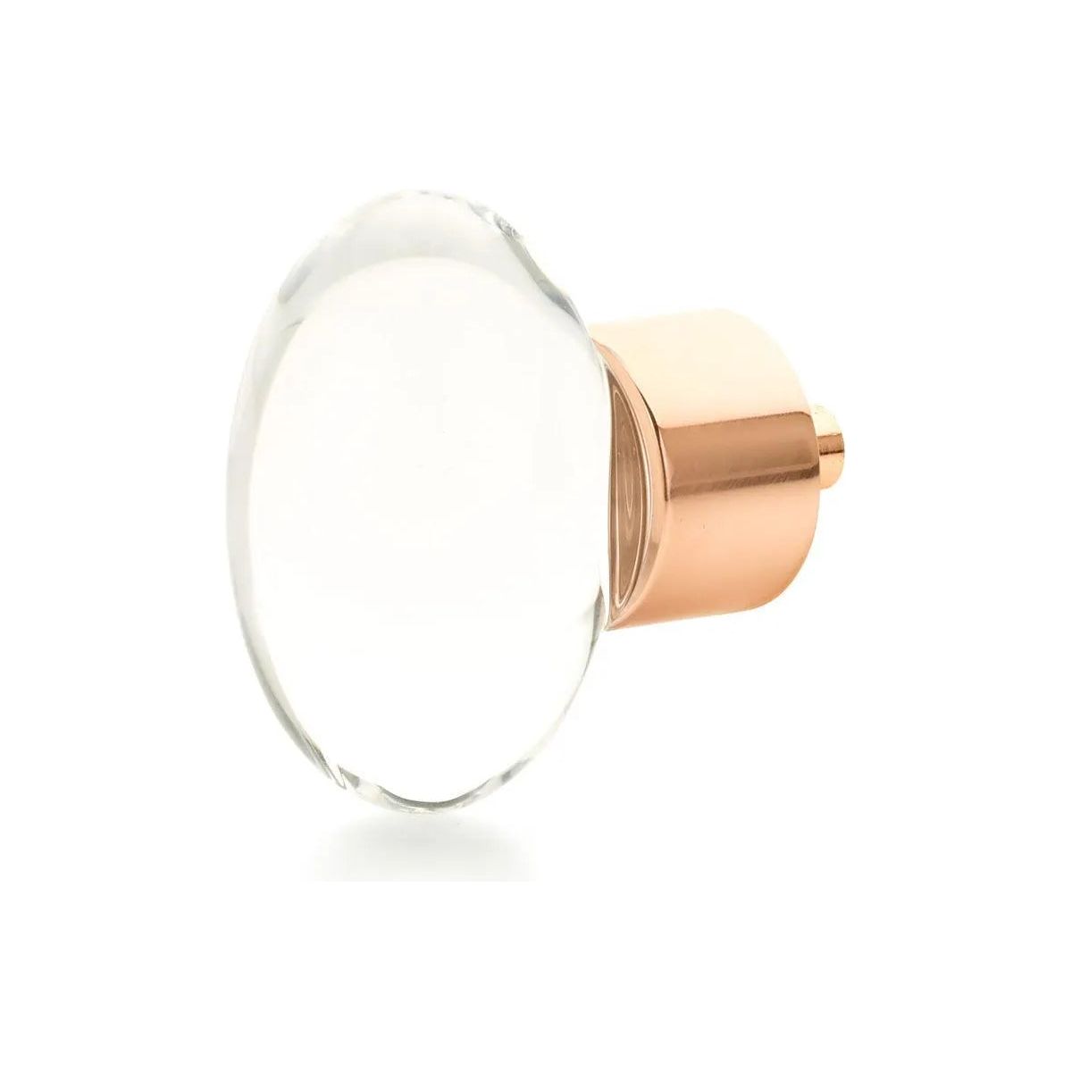 Schaub - City Lights Oval Glass Knob - 60-PRG | Montreal Lighting & Hardware