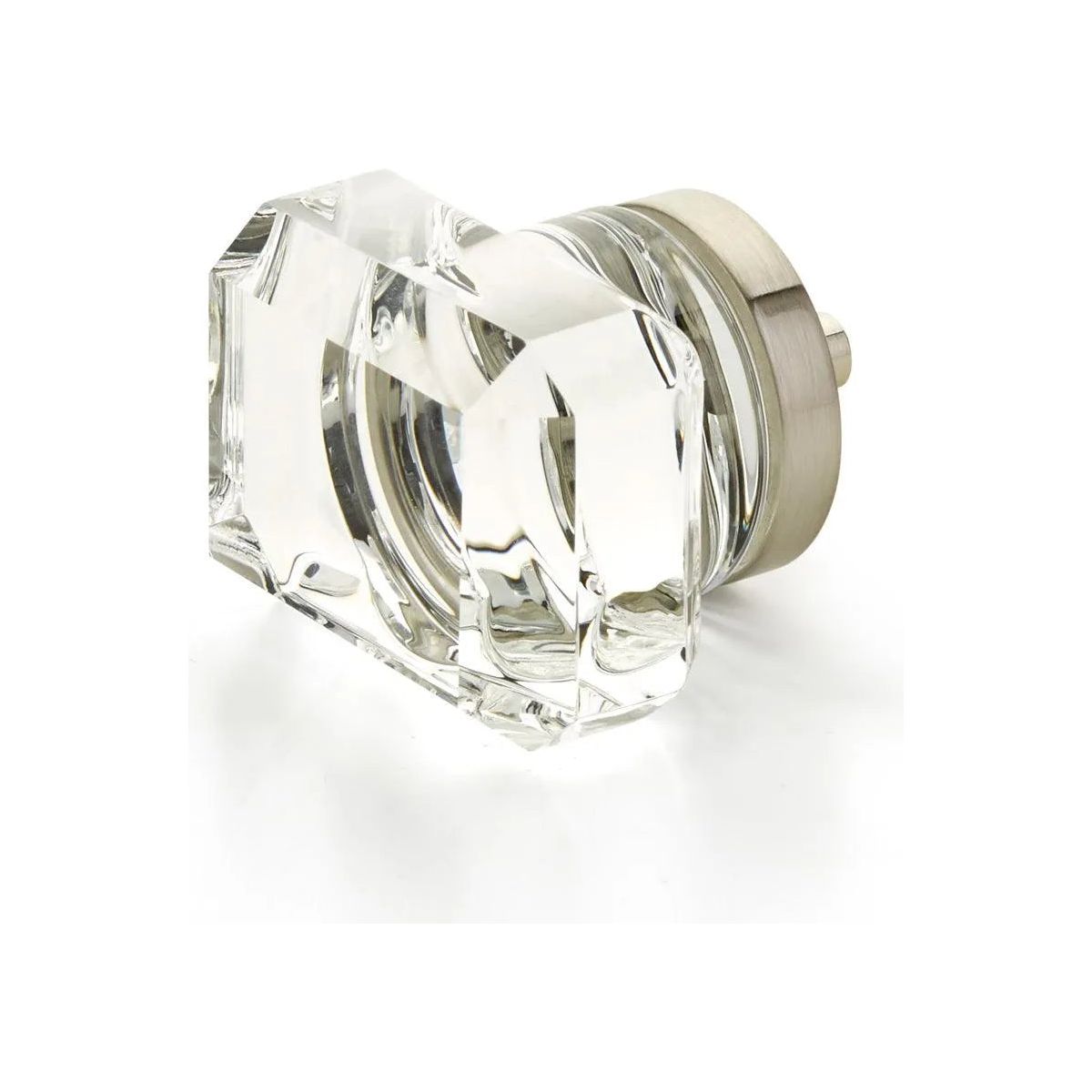 Schaub - City Lights Rectangular Glass Knob - 52-15 | Montreal Lighting & Hardware