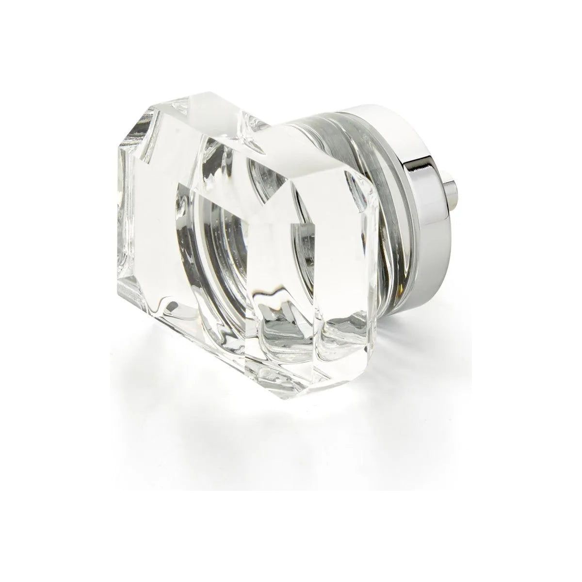 Schaub - City Lights Rectangular Glass Knob - 52-26 | Montreal Lighting & Hardware