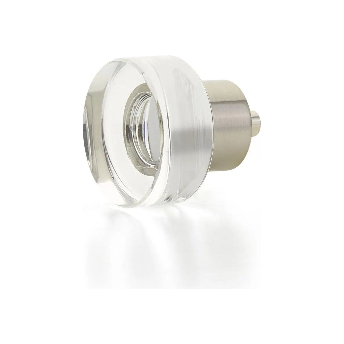 Schaub - City Lights Round Disc Glass Knob - 56-15 | Montreal Lighting & Hardware