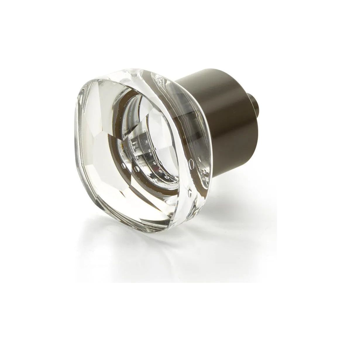 Schaub - City Lights Soft Square Glass Knob - 61-10B | Montreal Lighting & Hardware