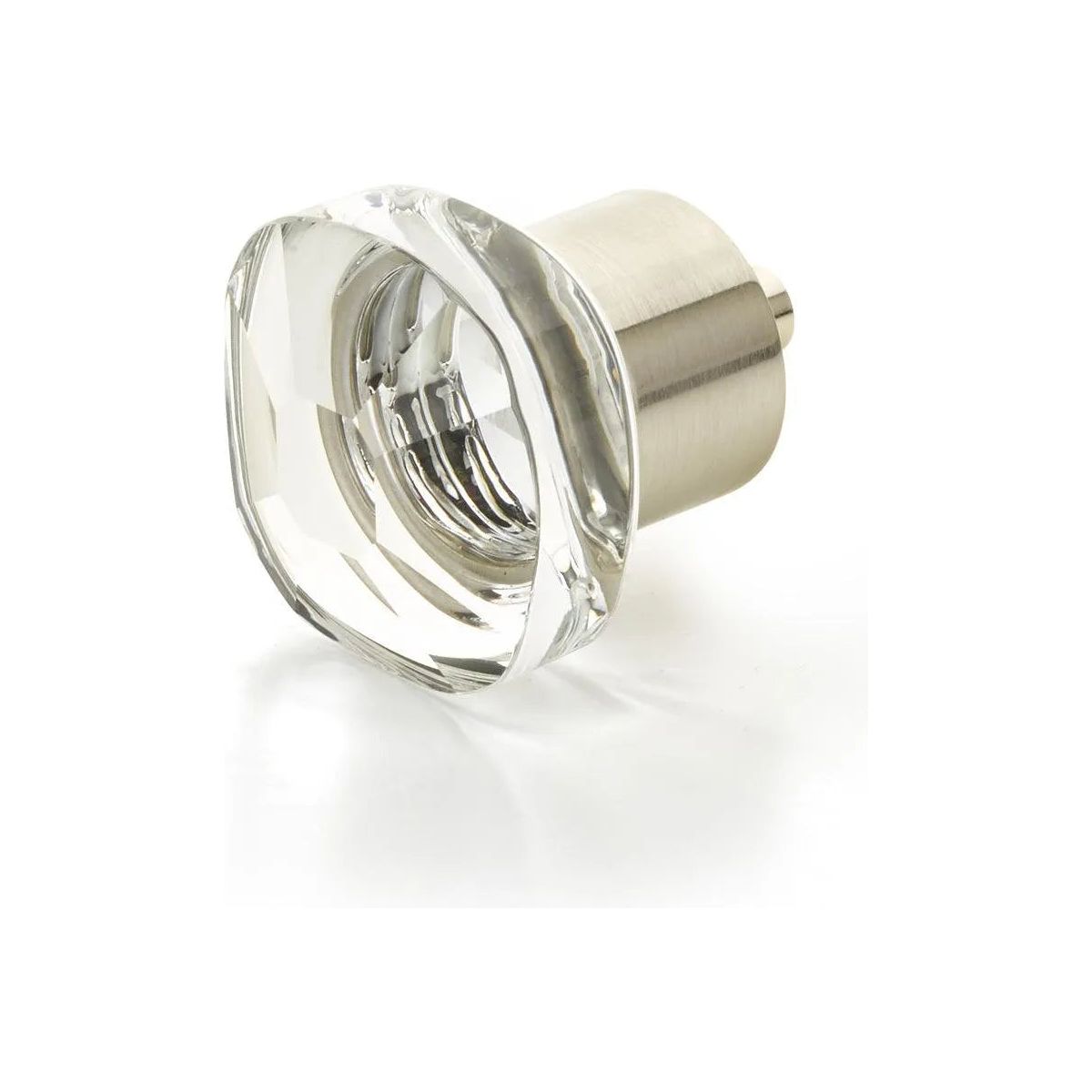 Schaub - City Lights Soft Square Glass Knob - 61-15 | Montreal Lighting & Hardware