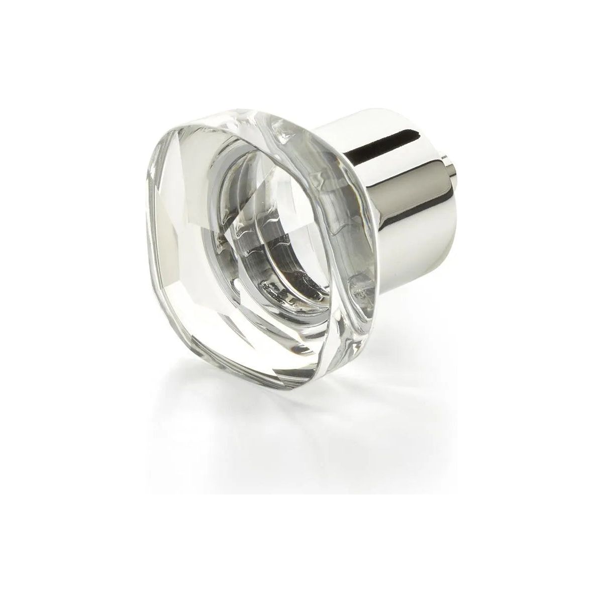 Schaub - City Lights Soft Square Glass Knob - 61-26 | Montreal Lighting & Hardware