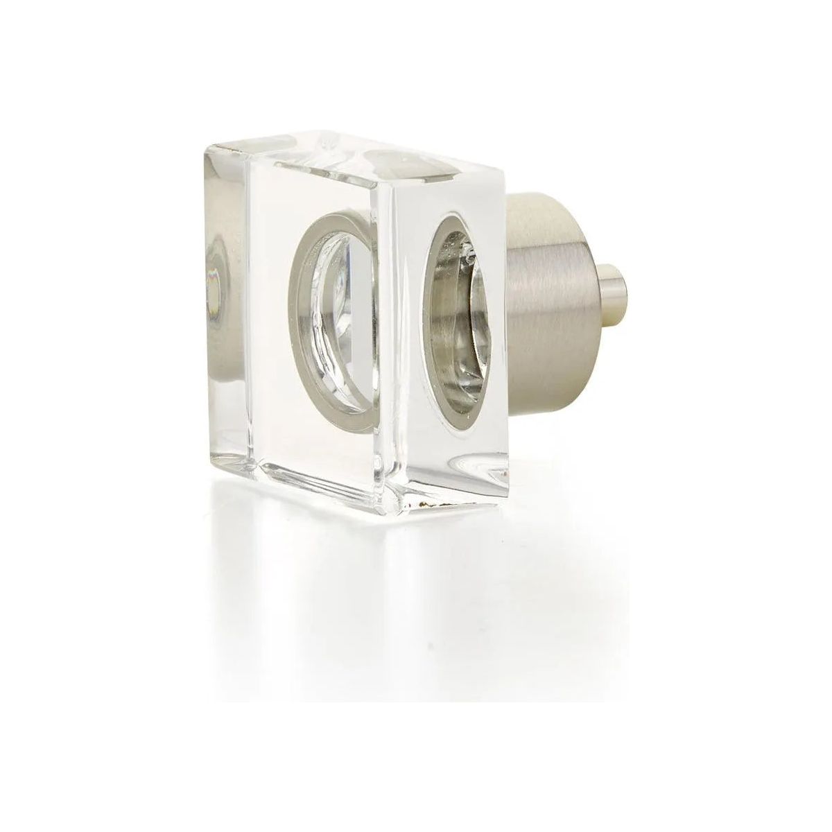 Schaub - City Lights Square Glass Knob - 57-15 | Montreal Lighting & Hardware