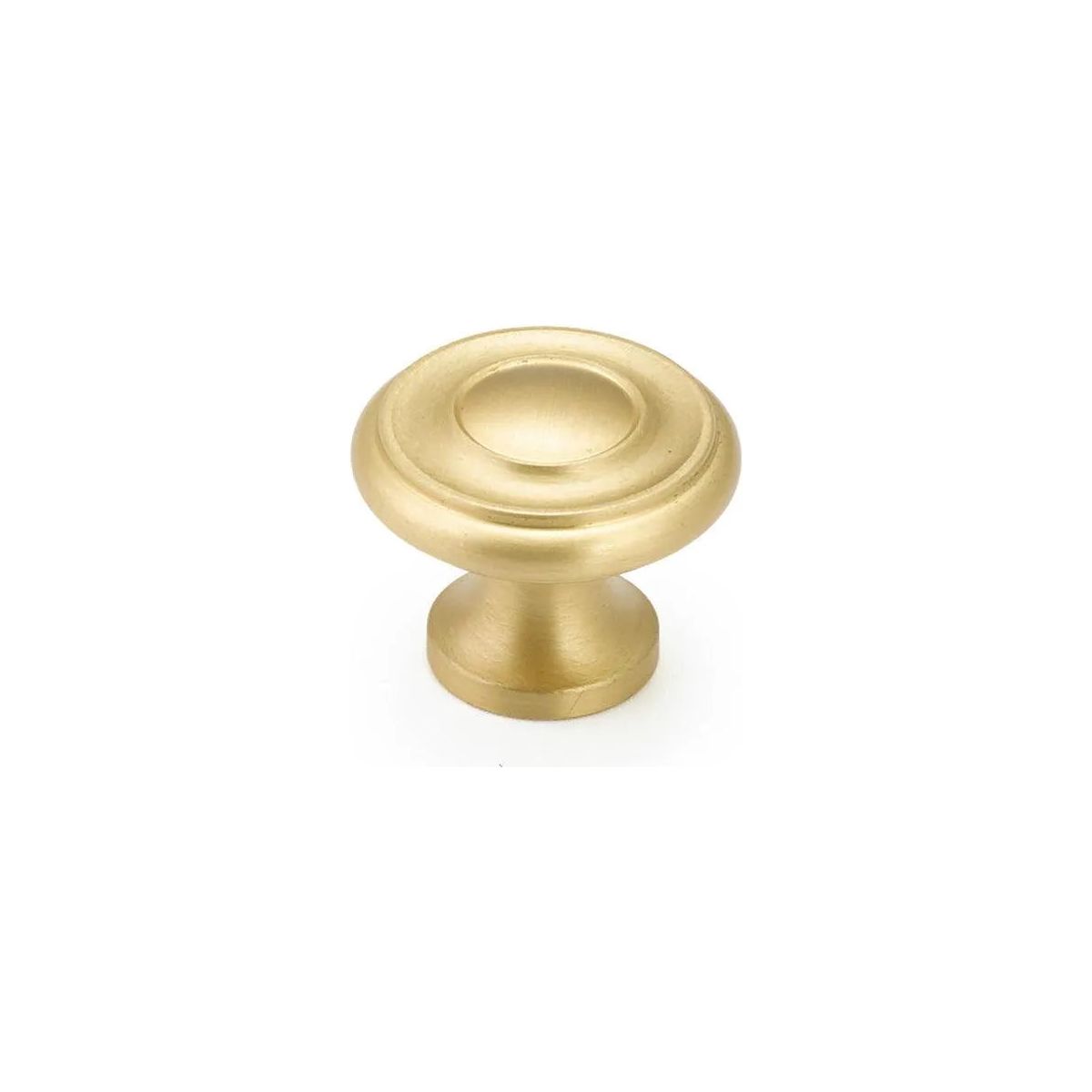 Schaub - Colonial Round Knob - 703-SB | Montreal Lighting & Hardware