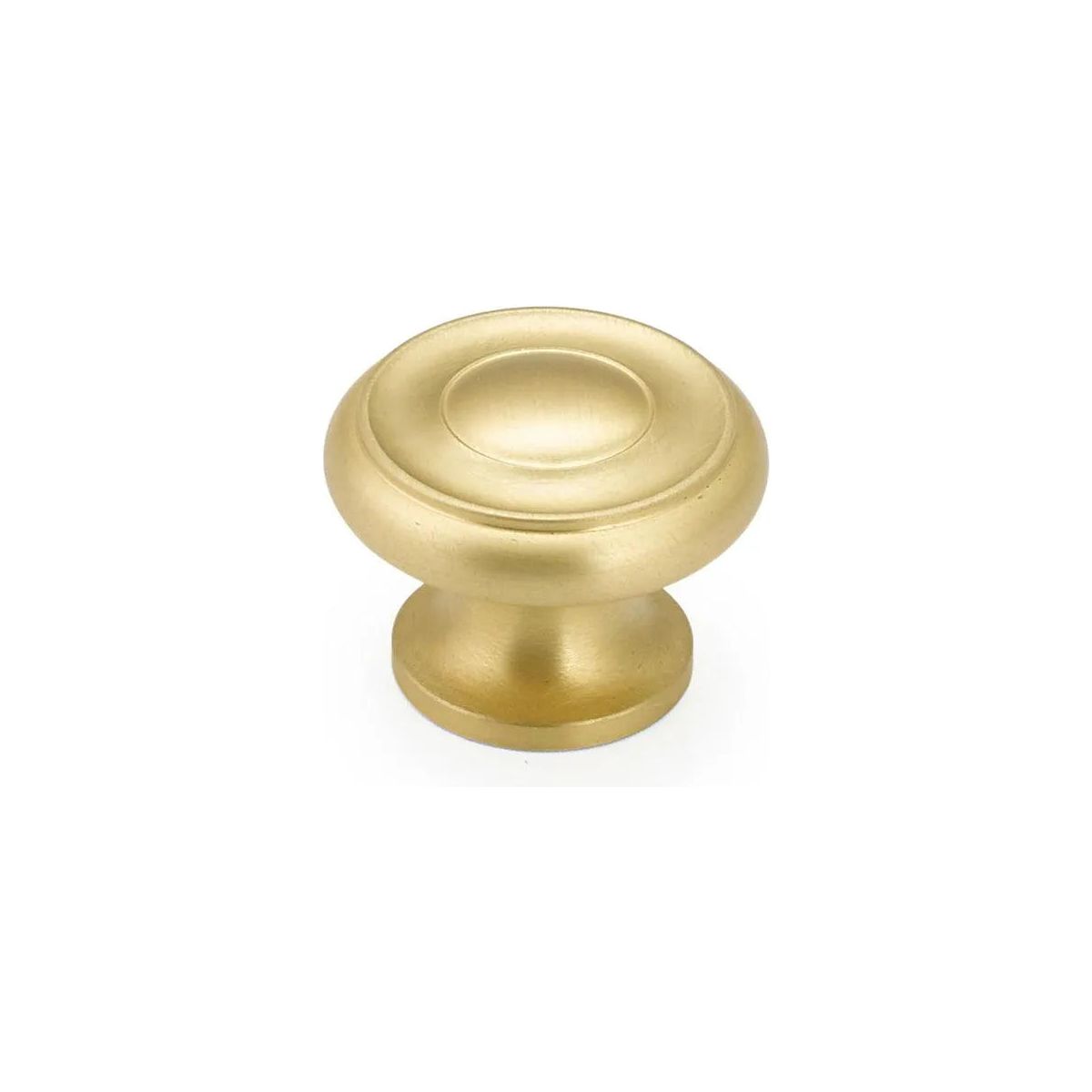 Schaub - Colonial Round Knob - 704-SB | Montreal Lighting & Hardware