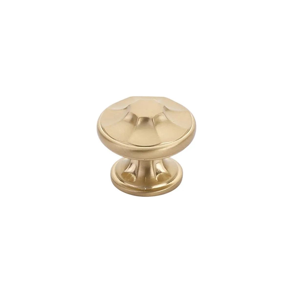 Schaub - Empire Round Knob - 876-SSB | Montreal Lighting & Hardware