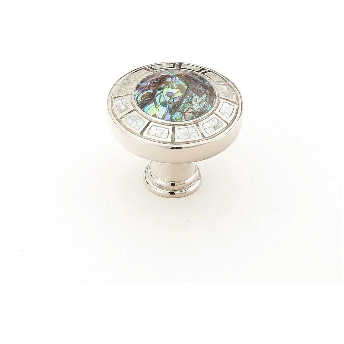 Schaub - Fair Isle Imperial Shell Round Knob - 655-PN | Montreal Lighting & Hardware