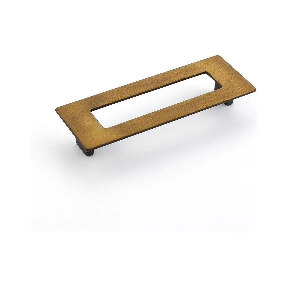 Schaub - Finestrino Rectangle Pull - 445-BRBZ | Montreal Lighting & Hardware