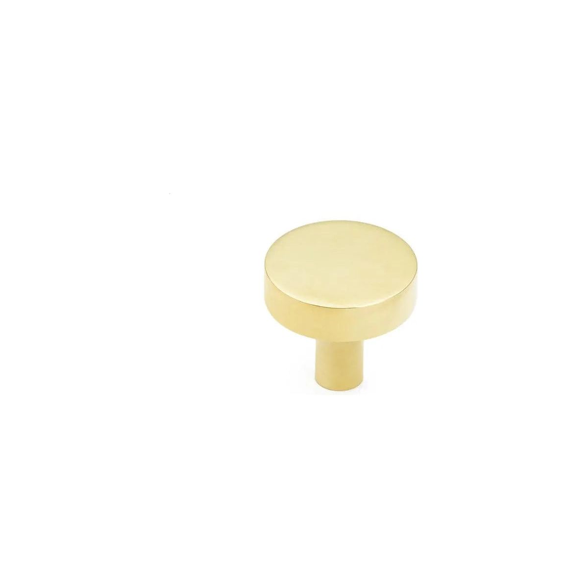 Schaub - Haniburton Round Knob - 470-UNBR | Montreal Lighting & Hardware