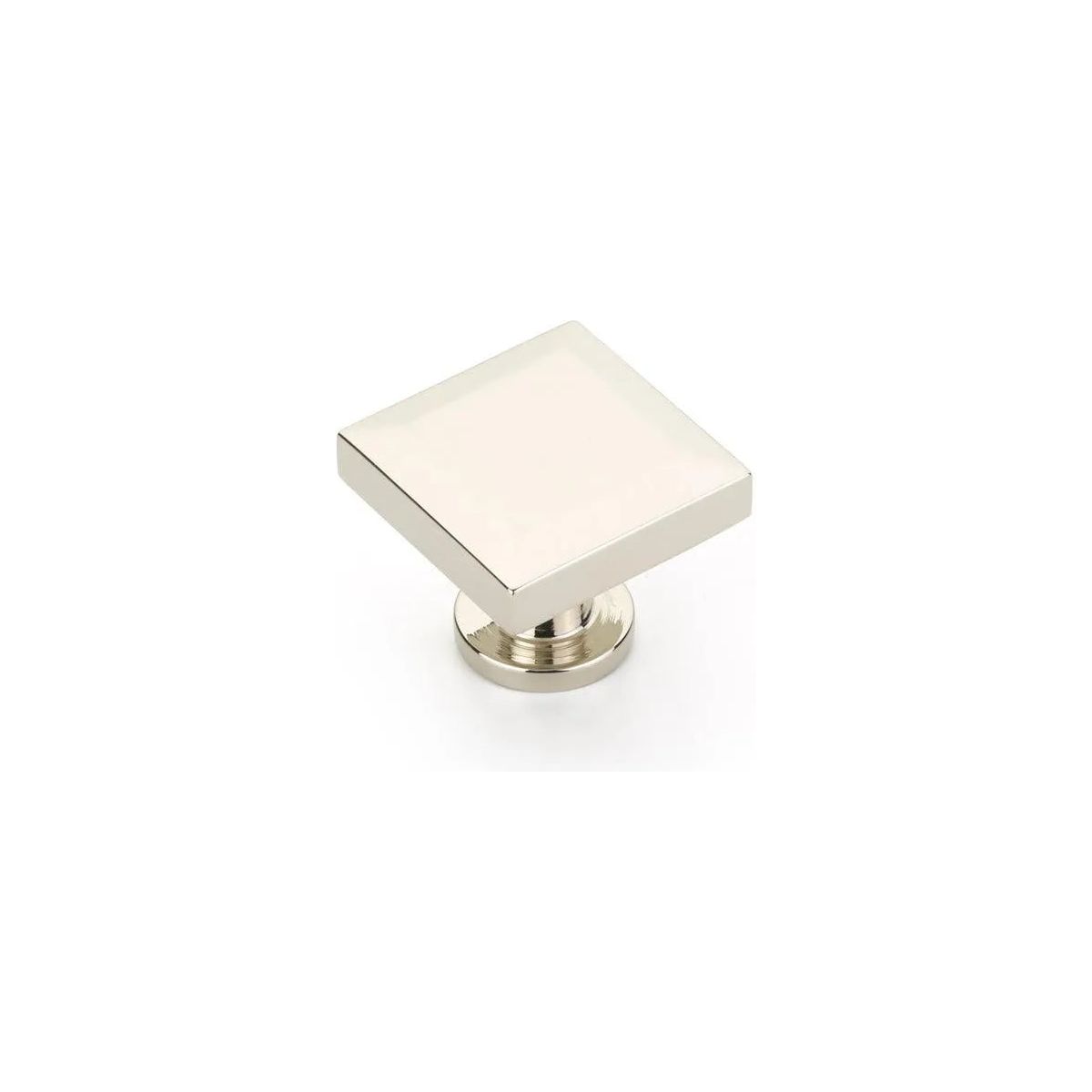 Schaub - Heathrow Square Knob - 551-PN | Montreal Lighting & Hardware