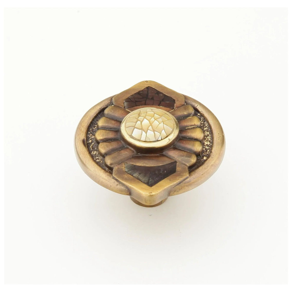 Schaub - Heirloom Treasures Round Knob - 958K-AB | Montreal Lighting & Hardware