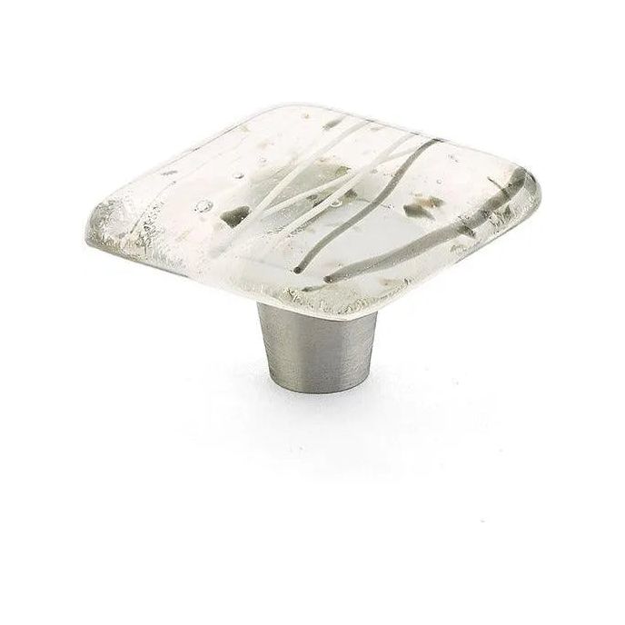 Schaub - Ice Square Knob - 34-CWG | Montreal Lighting & Hardware