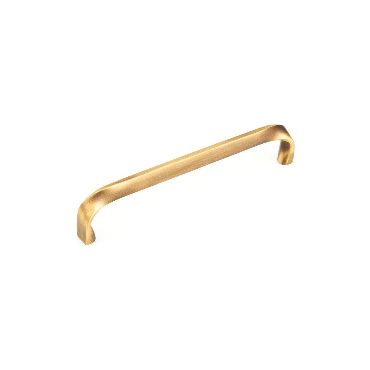 Schaub - Italian Contemporary Twisted Appliance Pull - 513A-LTBZ | Montreal Lighting & Hardware