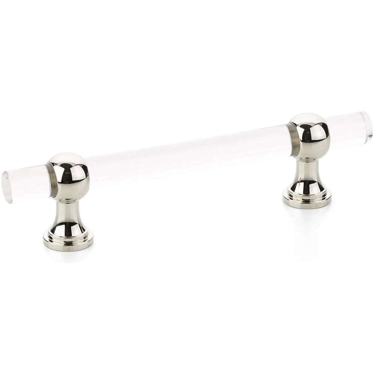 Schaub - Lumiere Transitional Adjustable Clear Acrylic Pull - 414-PN | Montreal Lighting & Hardware