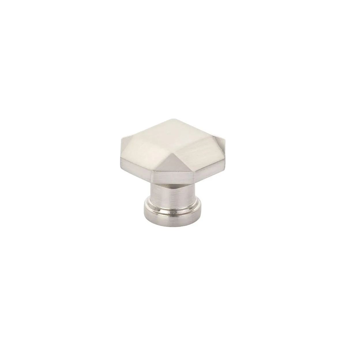 Schaub - Menlo Park Faceted Knob - 531-BN | Montreal Lighting & Hardware