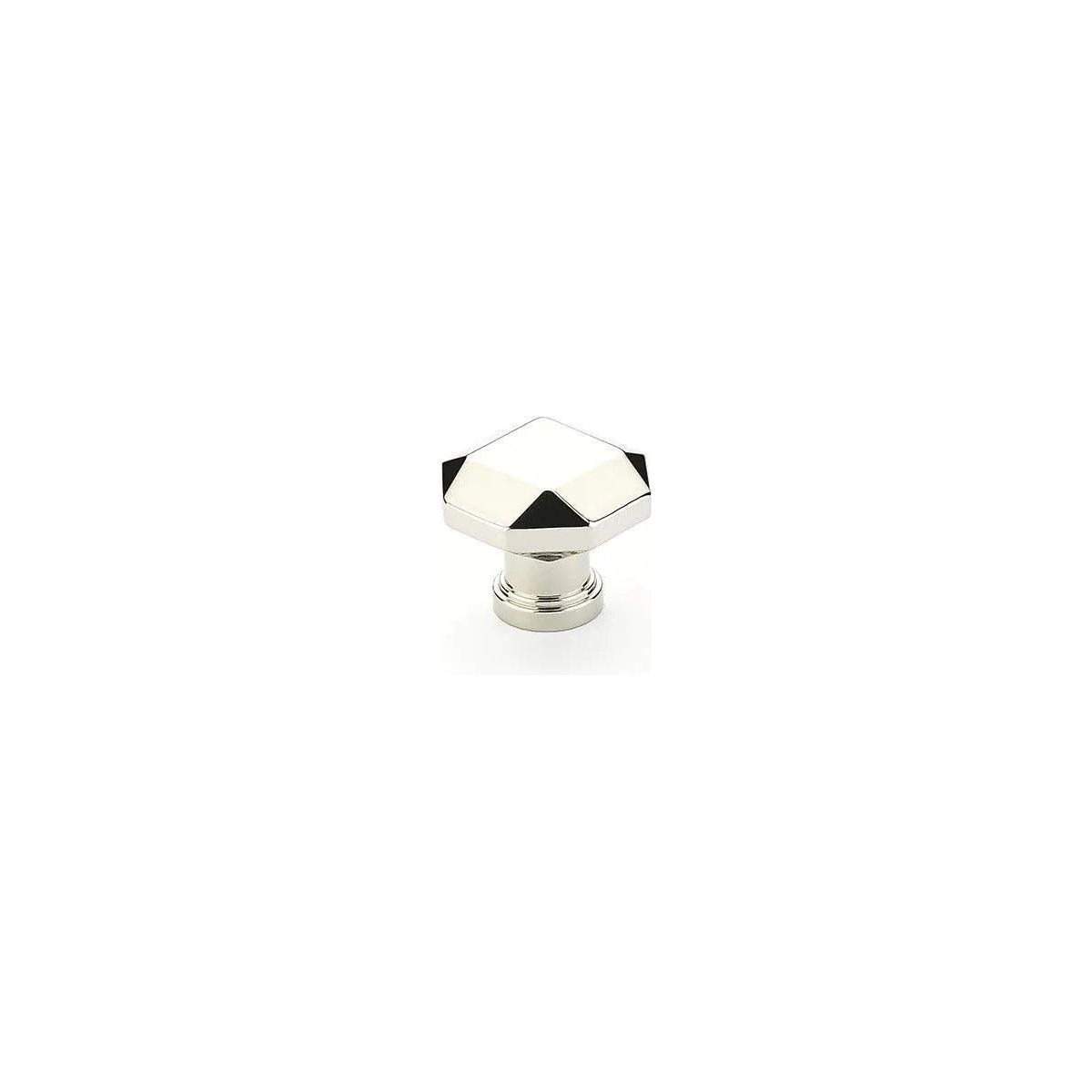 Schaub - Menlo Park Faceted Knob - 531-PN | Montreal Lighting & Hardware