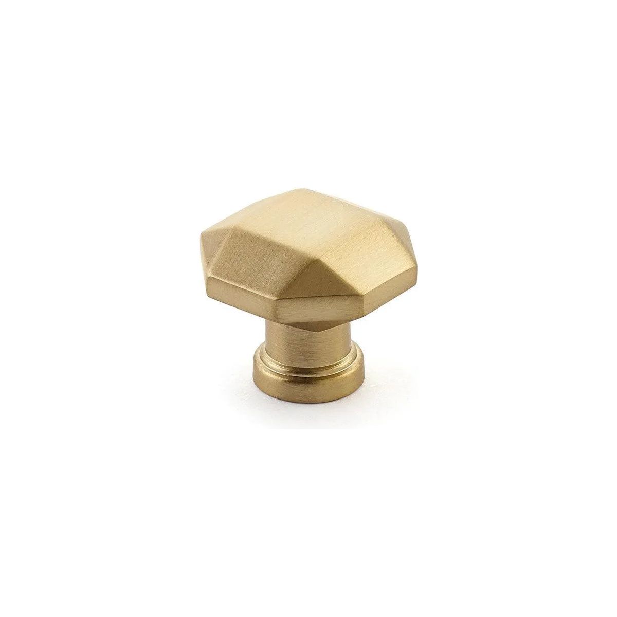 Schaub - Menlo Park Faceted Knob - 531-SSB | Montreal Lighting & Hardware