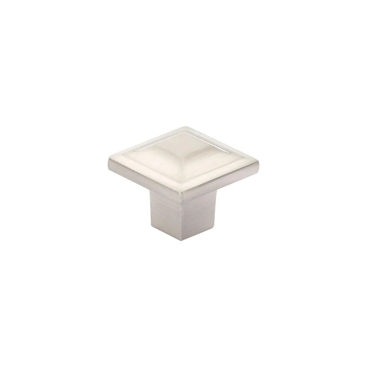 Schaub - Menlo Park Square Knob - 530-BN | Montreal Lighting & Hardware