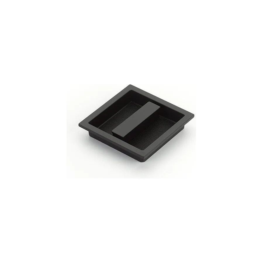 Schaub - MODO Square Recessed Pull - 1207-MB | Montreal Lighting & Hardware