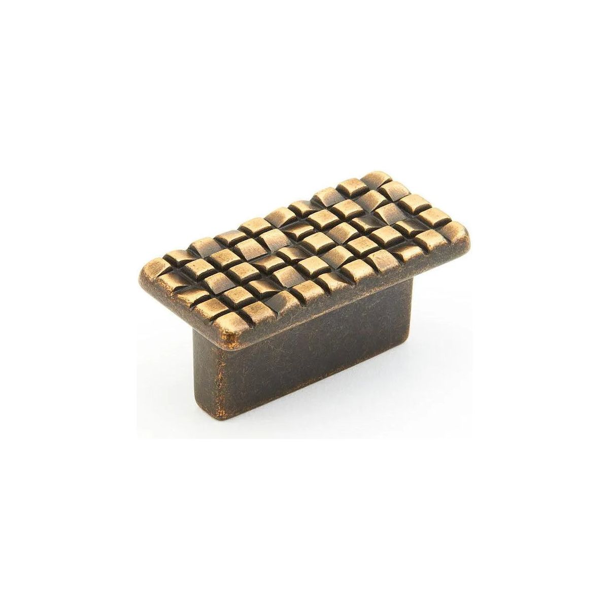 Schaub - Mosaic Rectangle Knob - 235-FAB | Montreal Lighting & Hardware