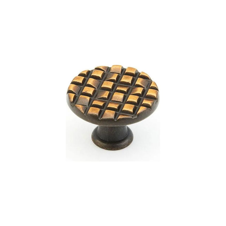 Schaub - Mosaic Small Round Knob - 2370-FAB | Montreal Lighting & Hardware