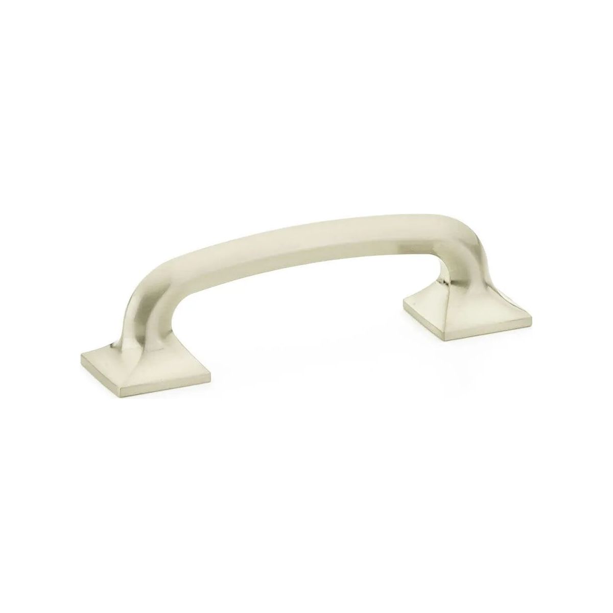 Schaub - Northport Square Base Pull - 205-BN | Montreal Lighting & Hardware