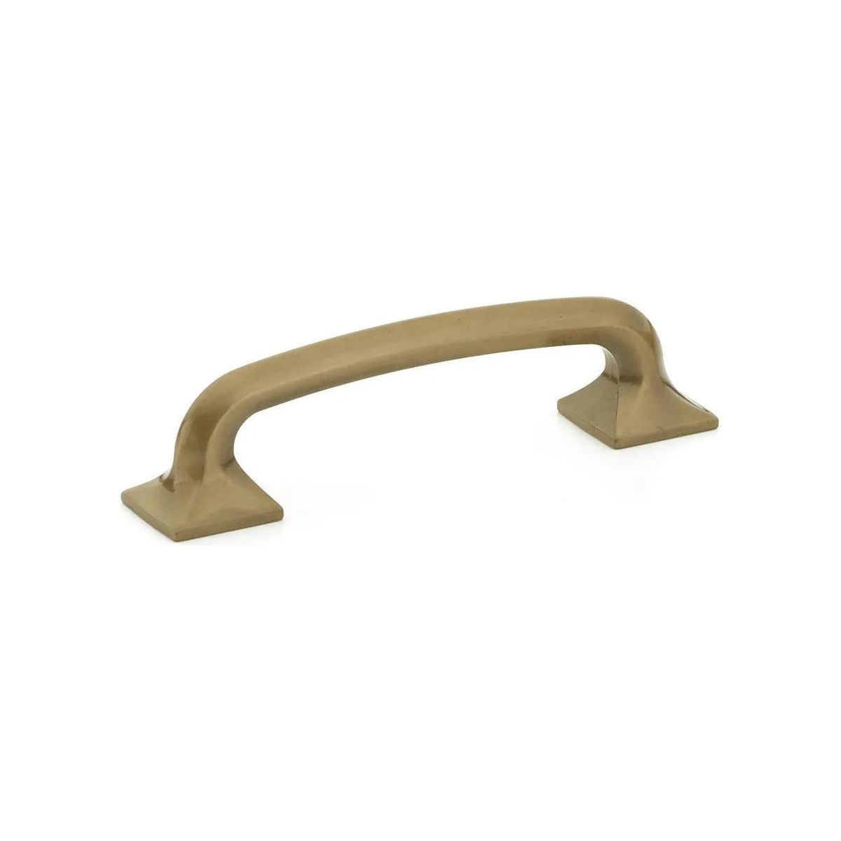 Schaub - Northport Square Base Pull - 206-BBZ | Montreal Lighting & Hardware