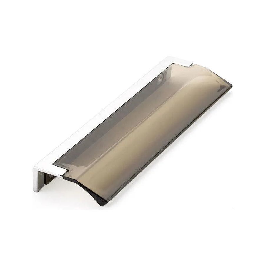 Schaub - Positano Edge Pull - 324-26 SM | Montreal Lighting & Hardware