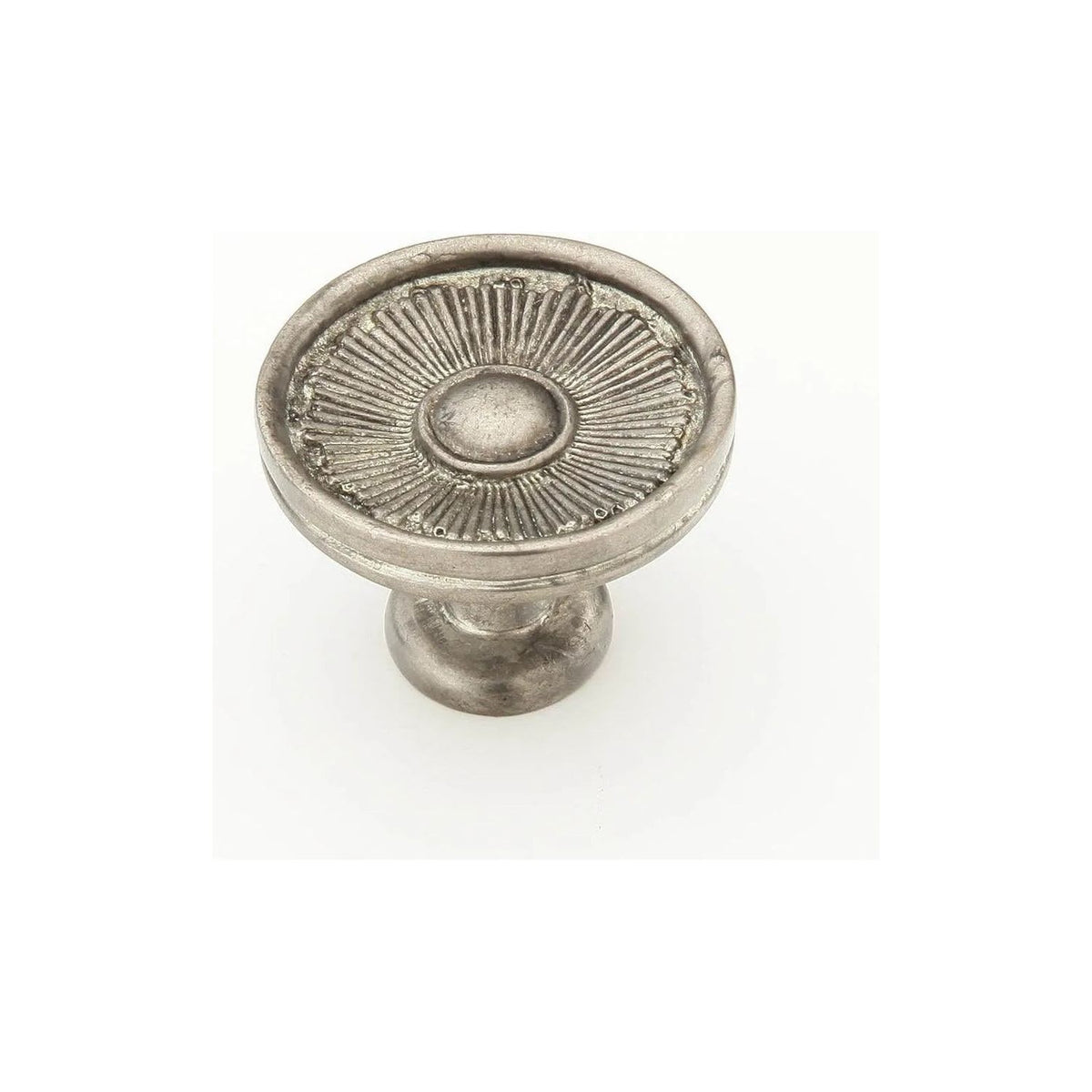 Schaub - Sunburst Round Knob - 972-SA | Montreal Lighting & Hardware