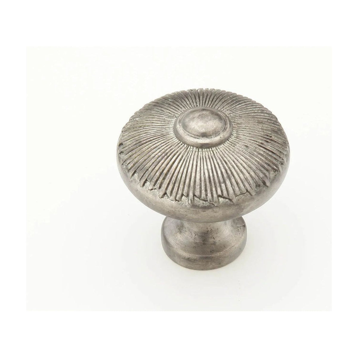 Schaub - Sunburst Round Knob - 974-SA | Montreal Lighting & Hardware