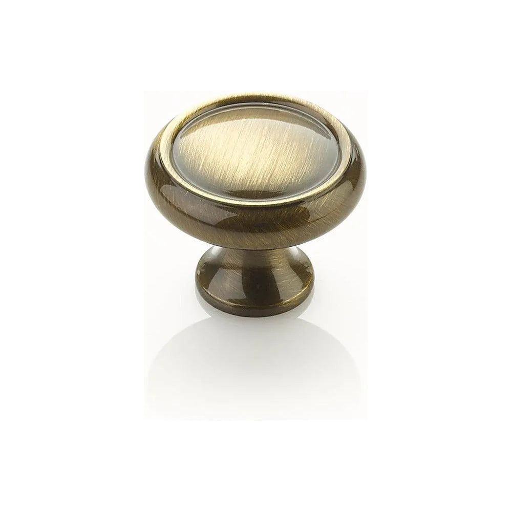 Schaub - Traditional Circle Knob - 711-AB | Montreal Lighting & Hardware