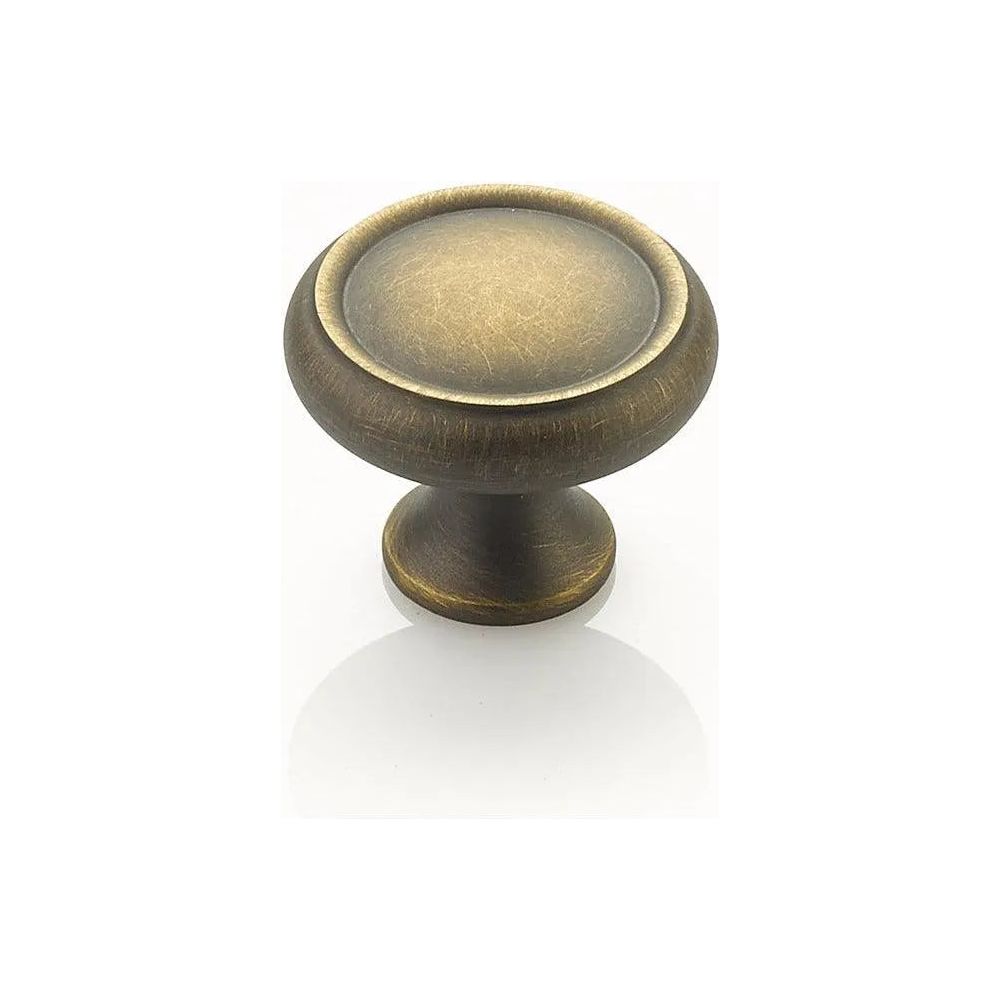 Schaub - Traditional Circle Knob - 711-ALB | Montreal Lighting & Hardware