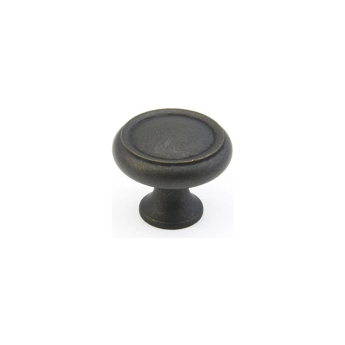 Schaub - Traditional Circle Knob - 711-DBZ | Montreal Lighting & Hardware