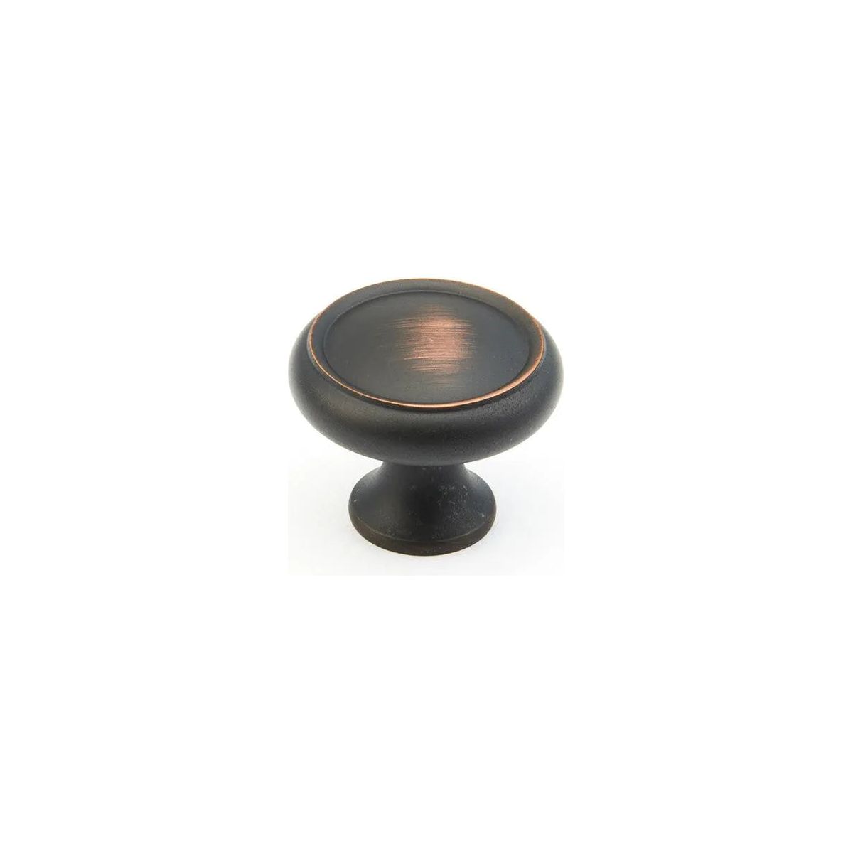 Schaub - Traditional Circle Knob - 711-MIBZ | Montreal Lighting & Hardware