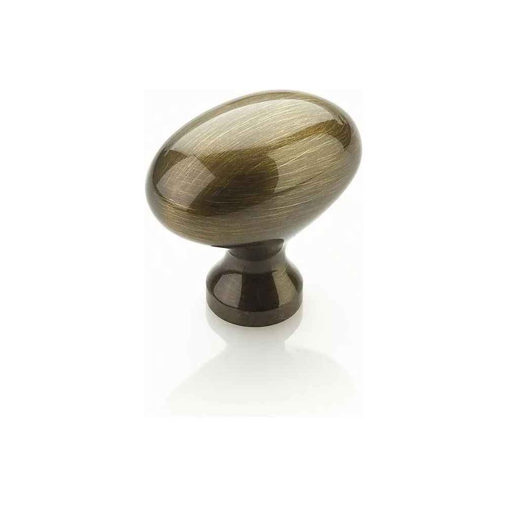 Schaub - Traditional Oval Knob - 719-AB | Montreal Lighting & Hardware