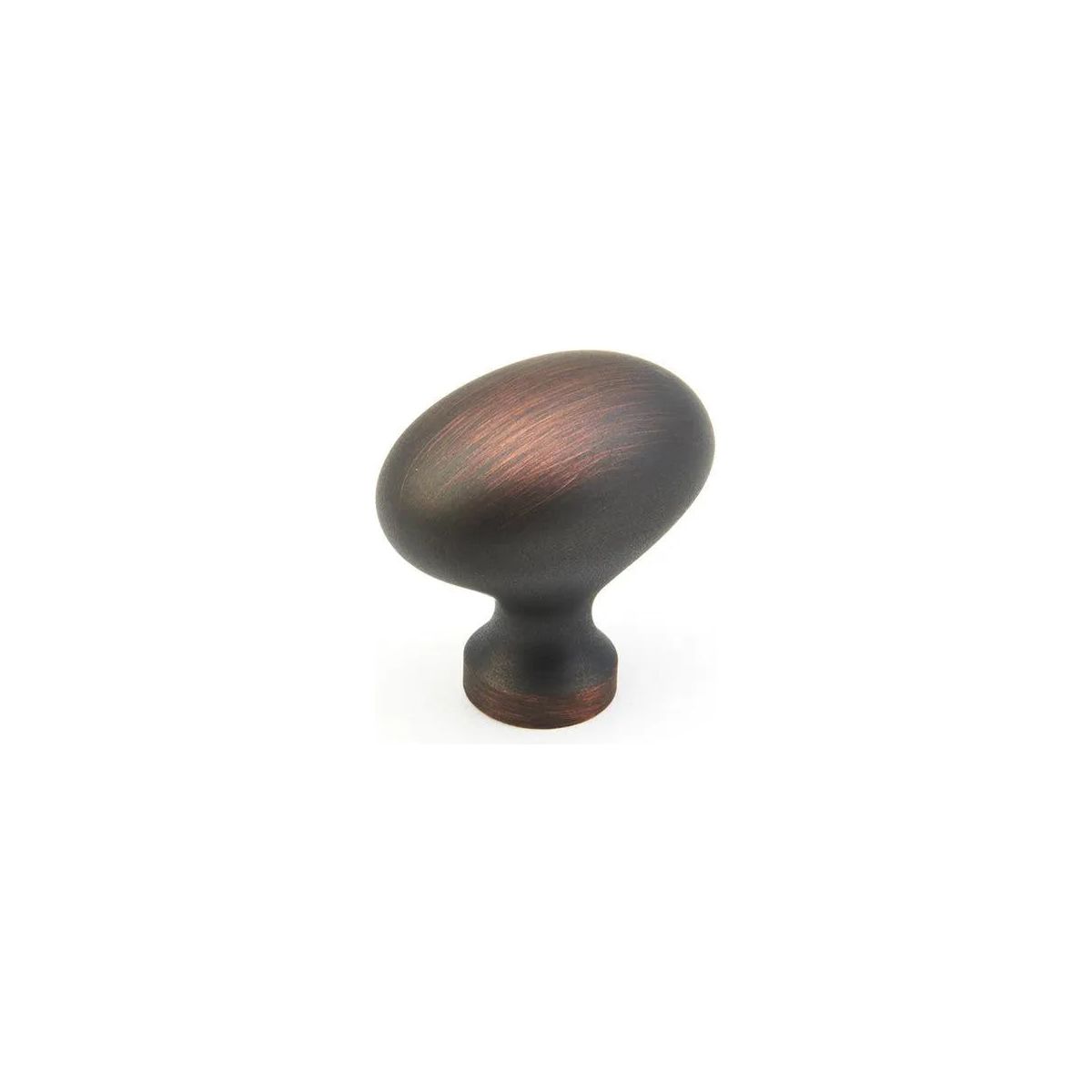 Schaub - Traditional Oval Knob - 719-MIBZ | Montreal Lighting & Hardware