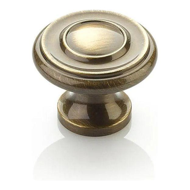 Schaub - Traditional Round Knob - 703-AB | Montreal Lighting & Hardware