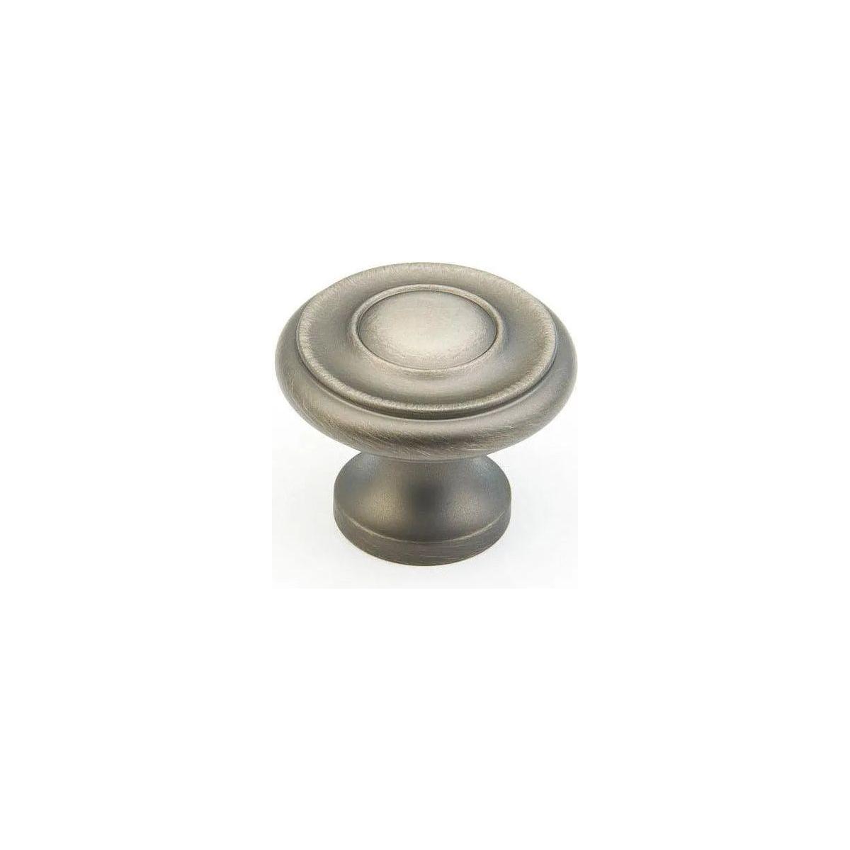 Schaub - Traditional Round Knob - 703-AN | Montreal Lighting & Hardware