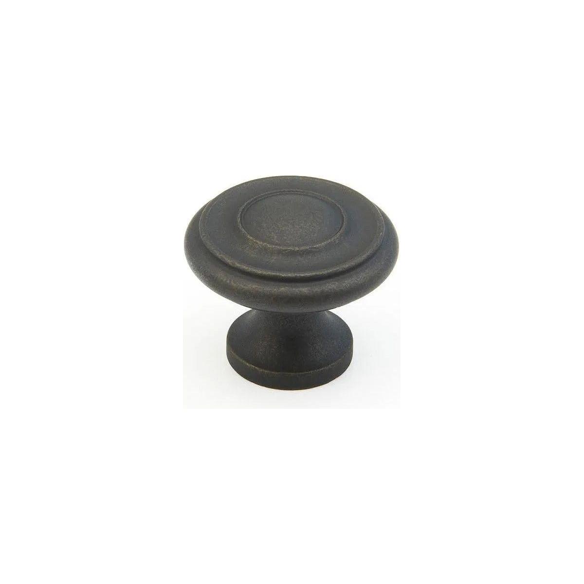 Schaub - Traditional Round Knob - 703-DBZ | Montreal Lighting & Hardware