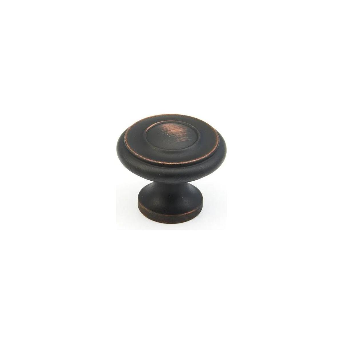 Schaub - Traditional Round Knob - 703-MIBZ | Montreal Lighting & Hardware