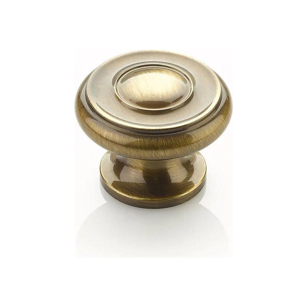 Schaub - Traditional Round Knob - 704-AB | Montreal Lighting & Hardware