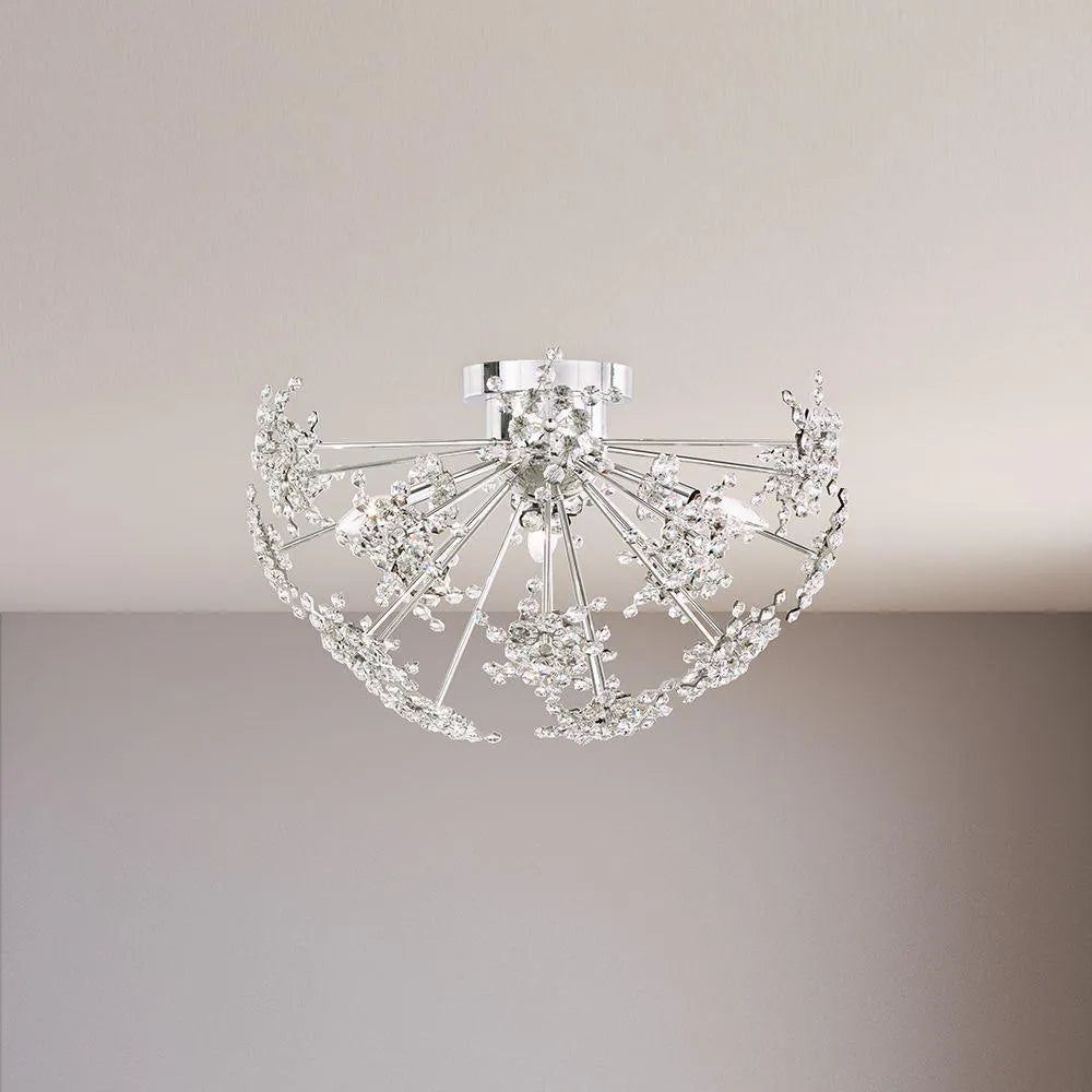 Schonbek 1870 - Esteracae Semi-Flush Mount - DN1224N-22S | Montreal Lighting & Hardware