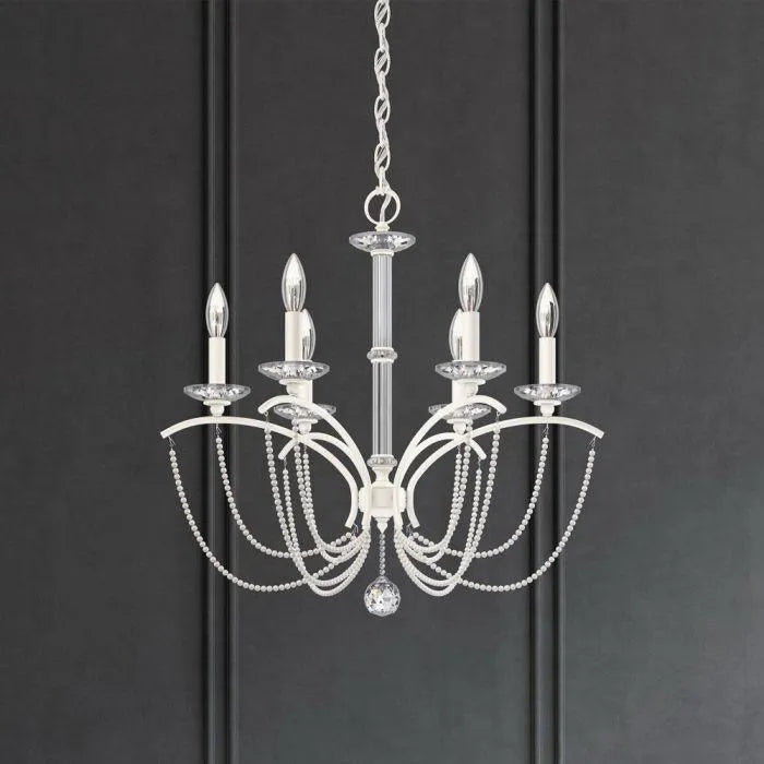 Schonbek 1870 - Priscilla Chandelier - BC7106N-06PWT | Montreal Lighting & Hardware