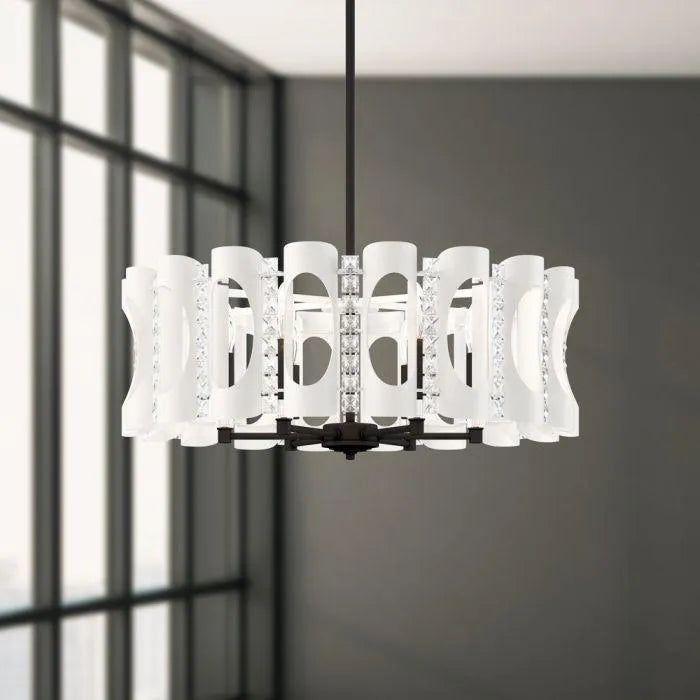 Schonbek 1870 - Twilight Pendant - MR1006N-WH1H | Montreal Lighting & Hardware