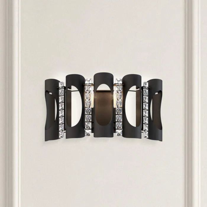 Schonbek 1870 - Twilight Wall Sconce - MR1002N-BK1H | Montreal Lighting & Hardware